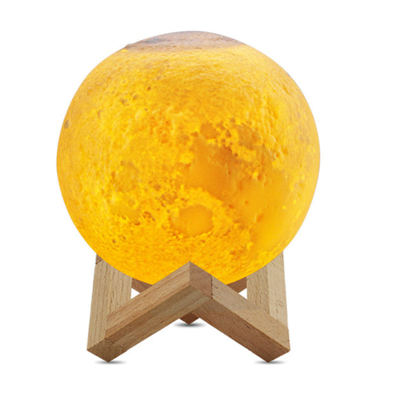 Aromatherapy 3D Moon Lamp Light with USB Mist Purifier