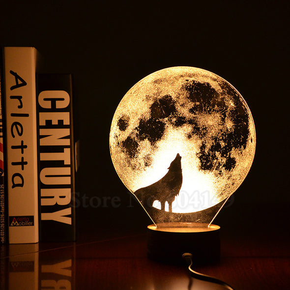 3D Lamp - My Moon Luna