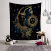 Psychedelic Moon and Sun Wall Hanging Art Tapestry Dorm/Home Decor